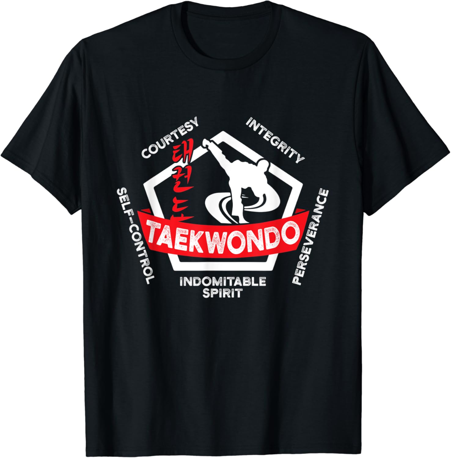 Taekwondo 5 Martial Arts ATA ITF Tae Kwon Do Gift T